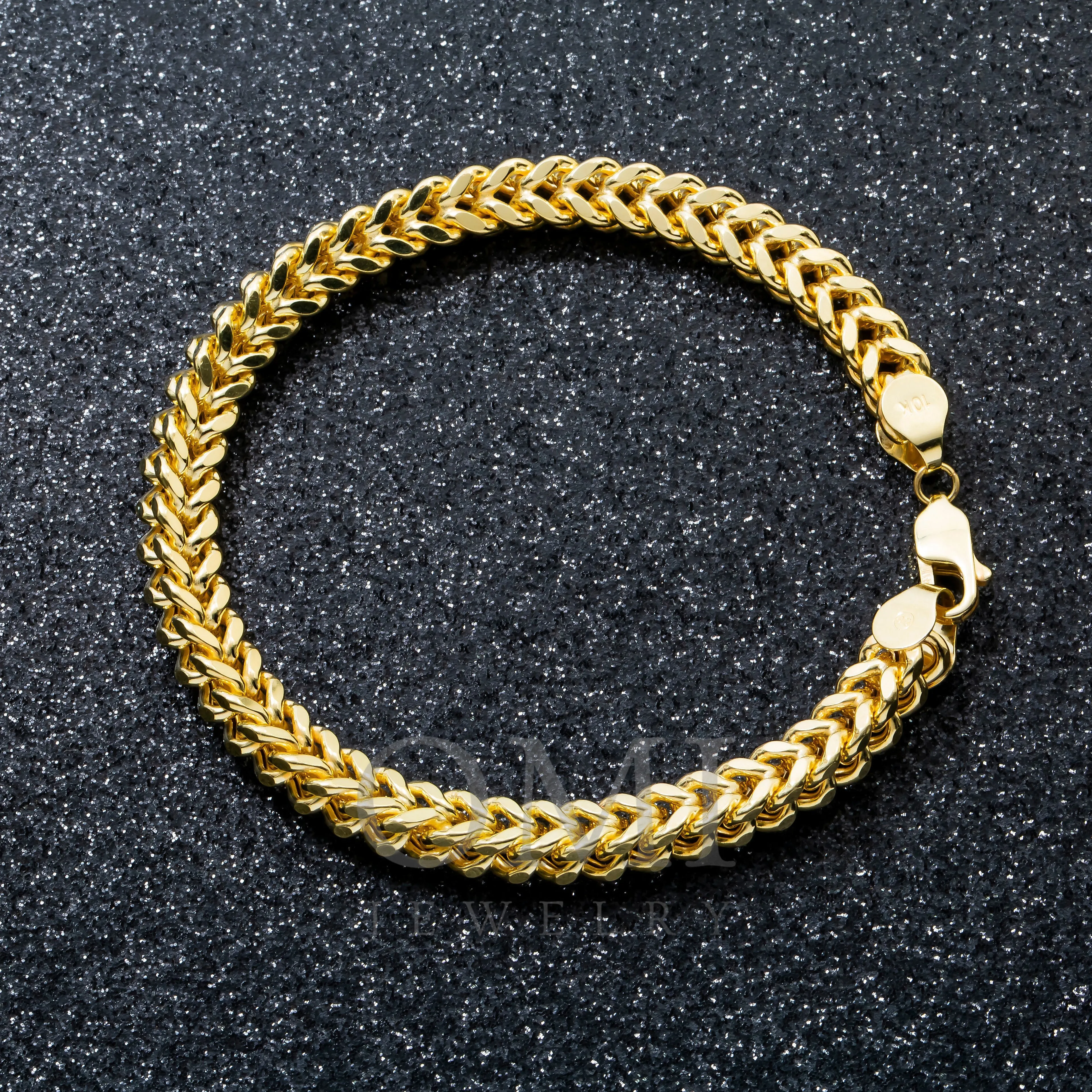 10K GOLD HOLLOW FRANCO BRACELET