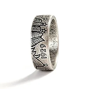 1/4 oz .999 Fine Silver Incuse Indian Coin Ring