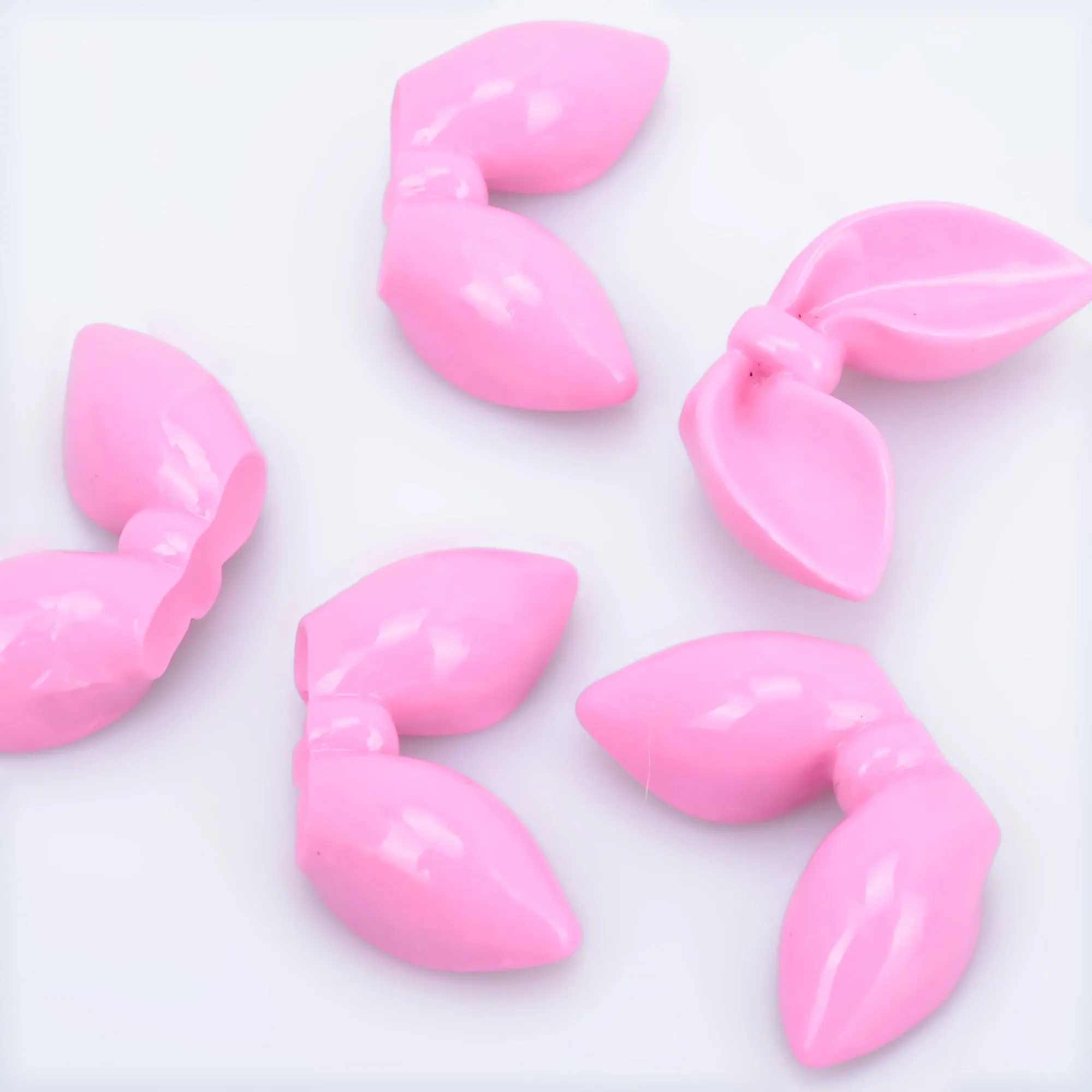 16*26mm Resin Cabochons bunny ears shape Flatback Kawaii cabochon Hair Bow Center Crafts Making Embellishments 20pcs 102810