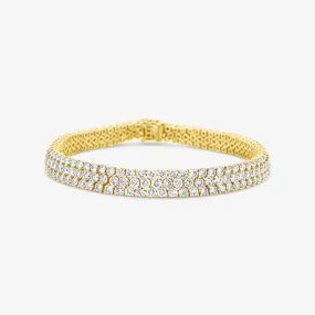 3 Row Diamond Bracelet