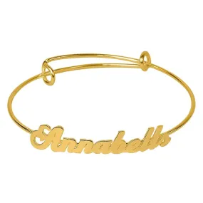 Adjustable Name Bangle