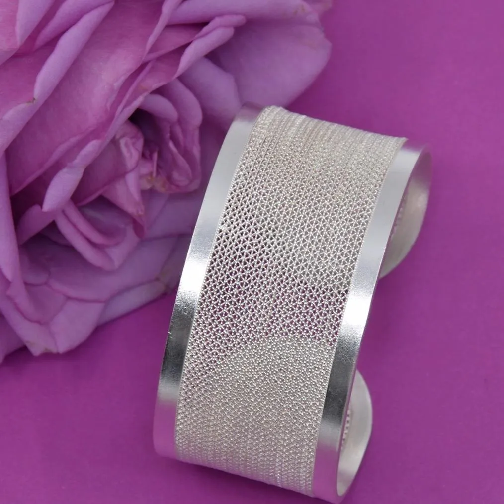 ALAMEDA SILVER CUFF BRACELET FILIGREE