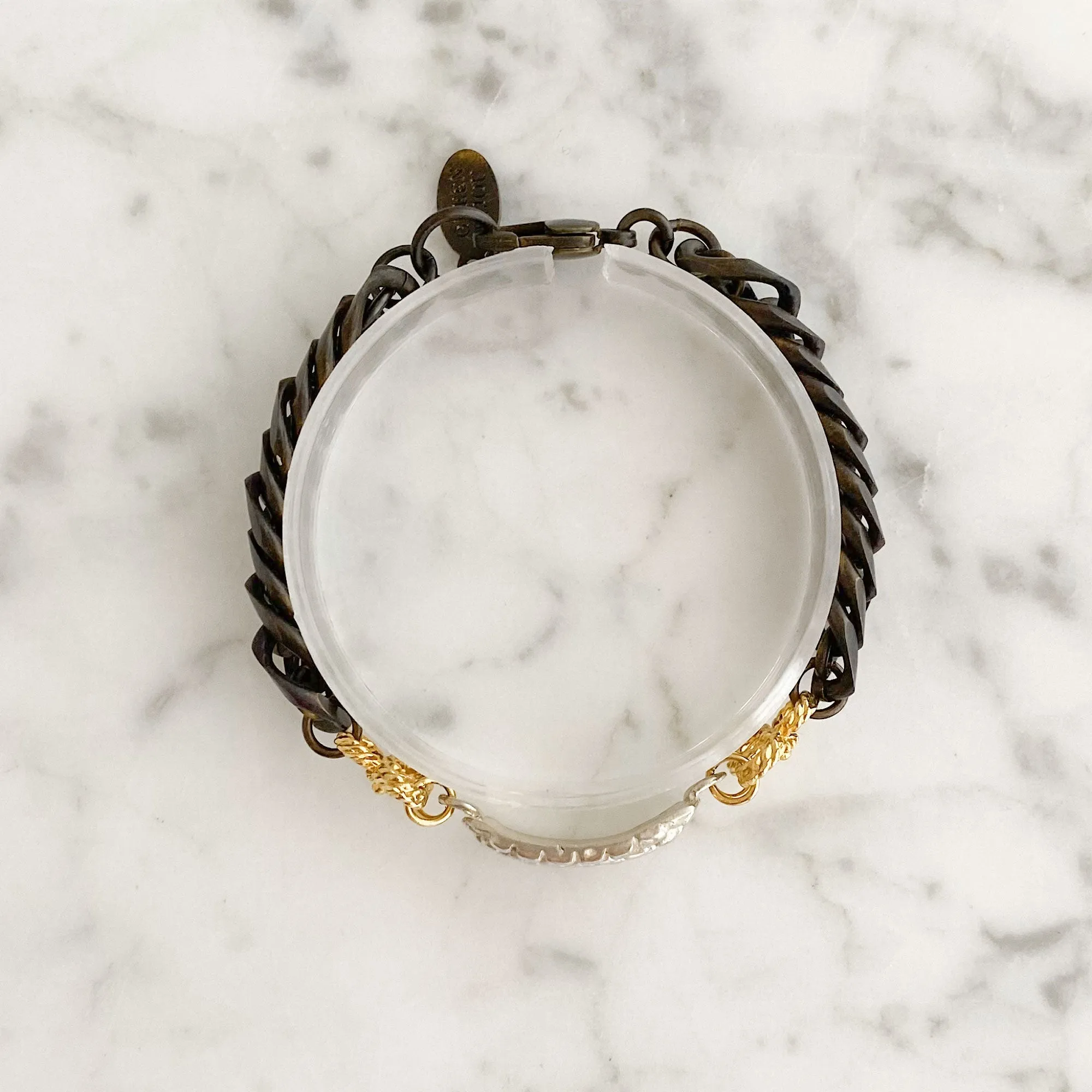 ANTHONY mixed metal chain bracelet