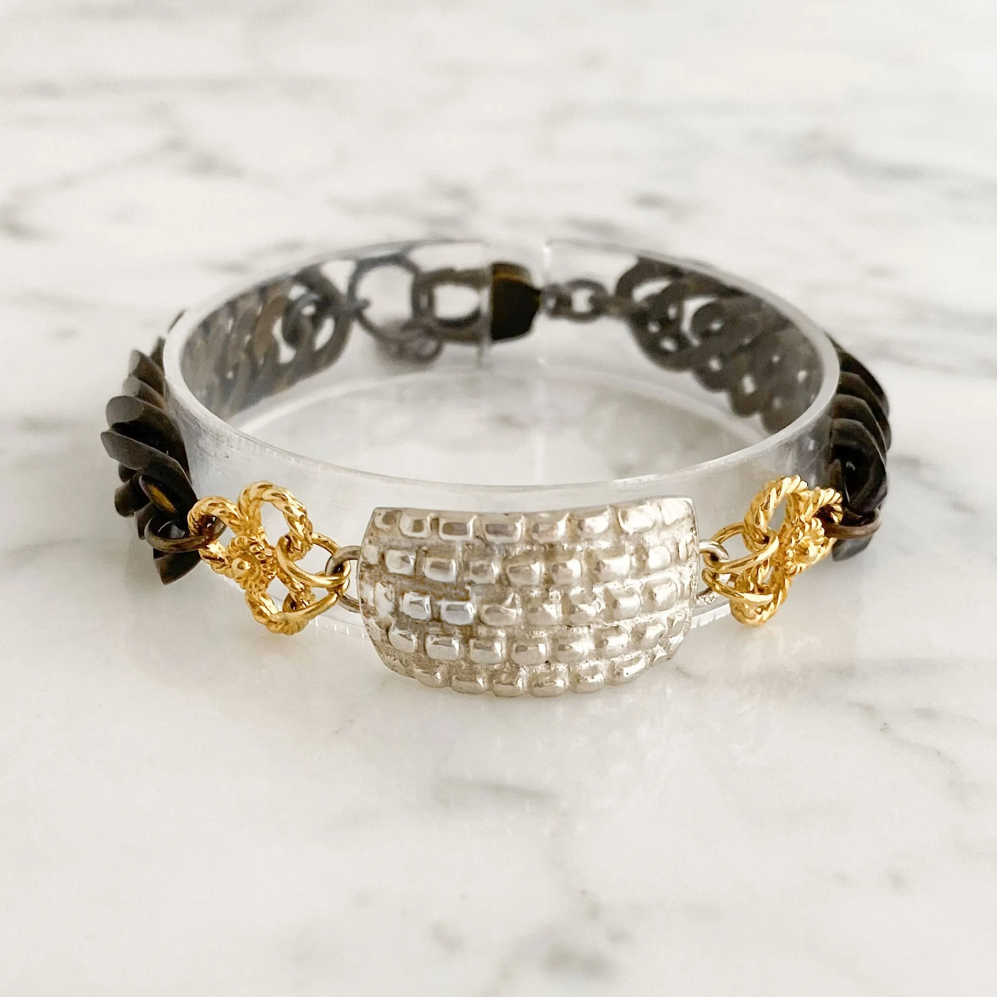 ANTHONY mixed metal chain bracelet