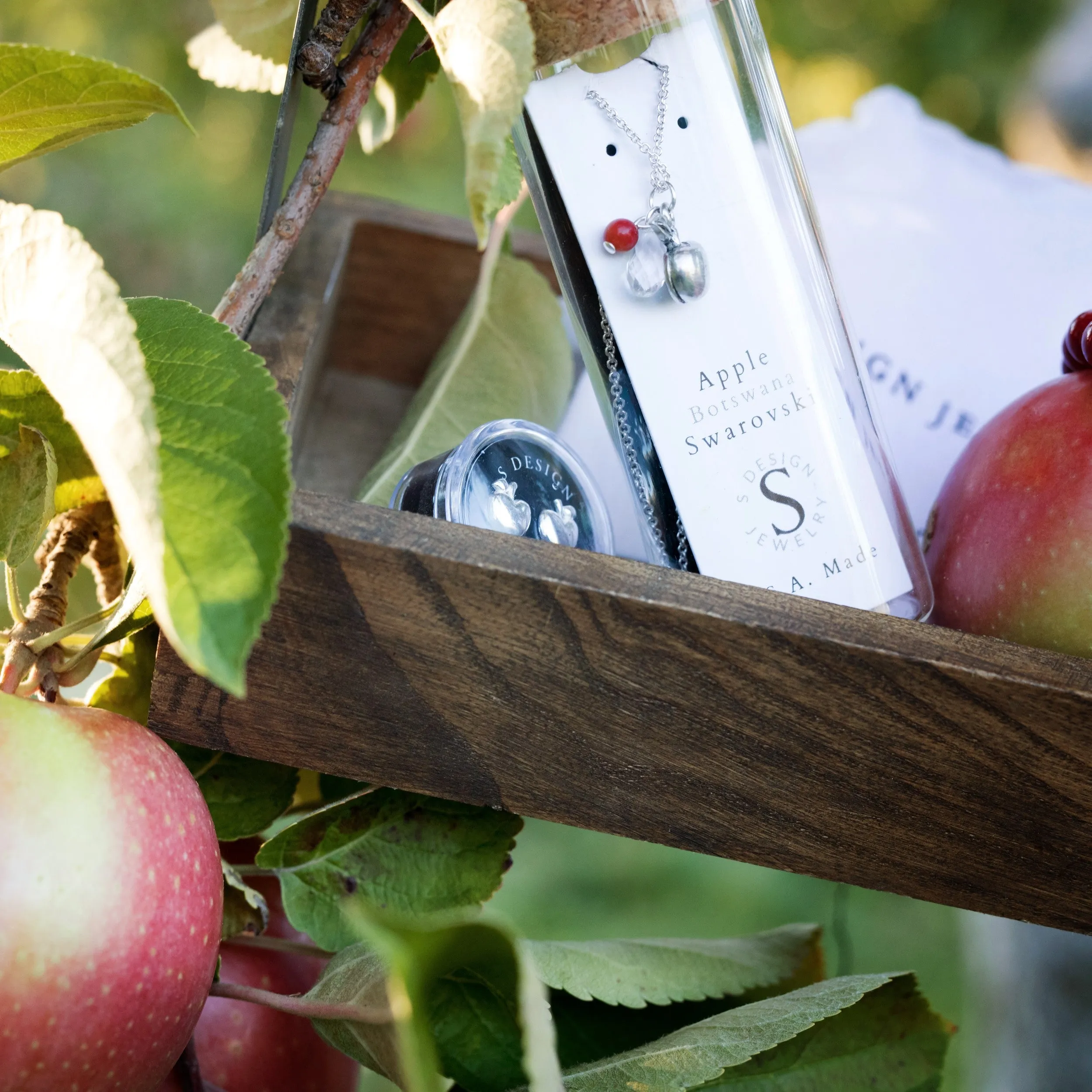 Apple | Cluster Necklace | Sterling Silver