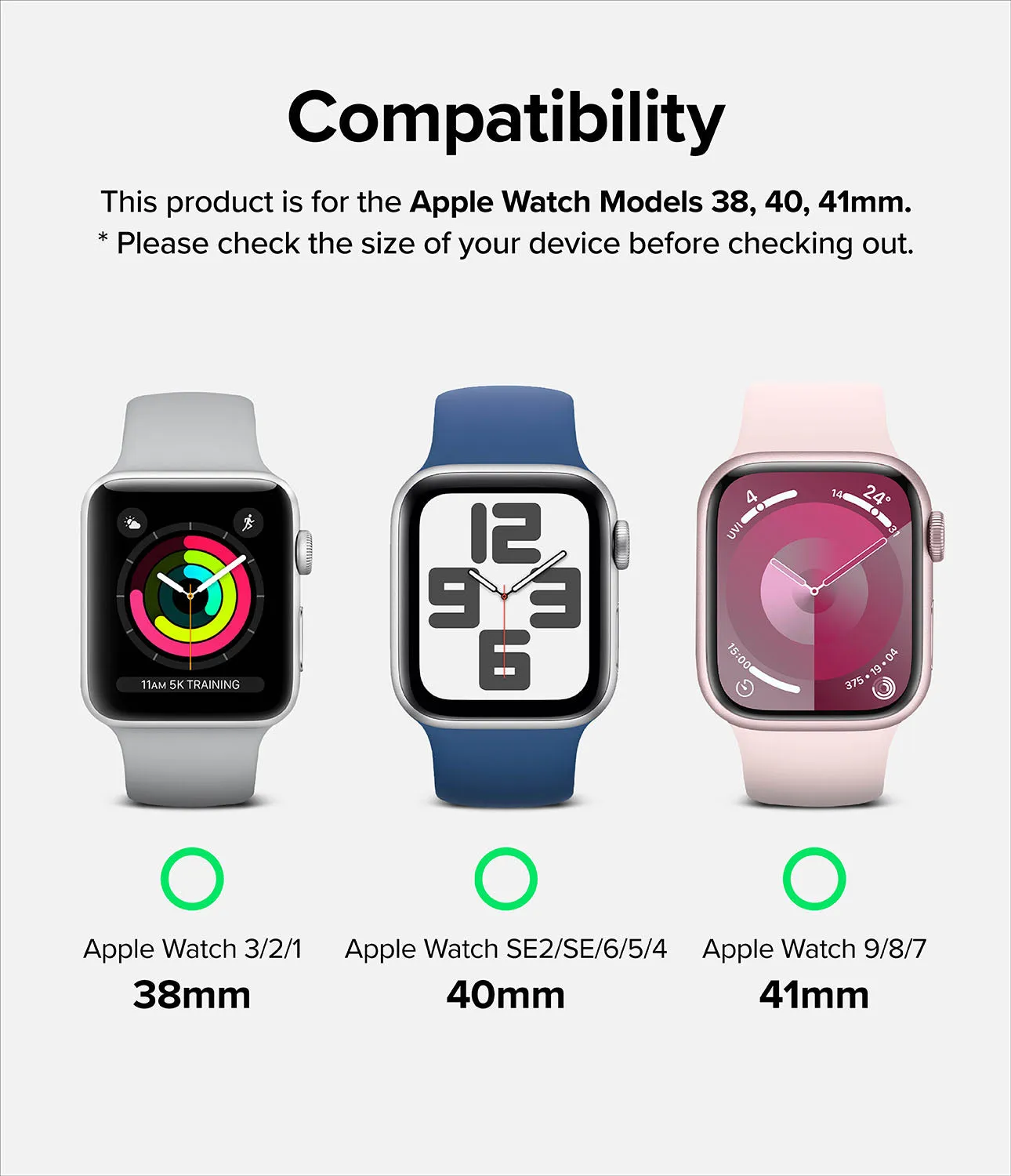 Apple Watch 41mm / 40mm / 38mm | Leather One Slim