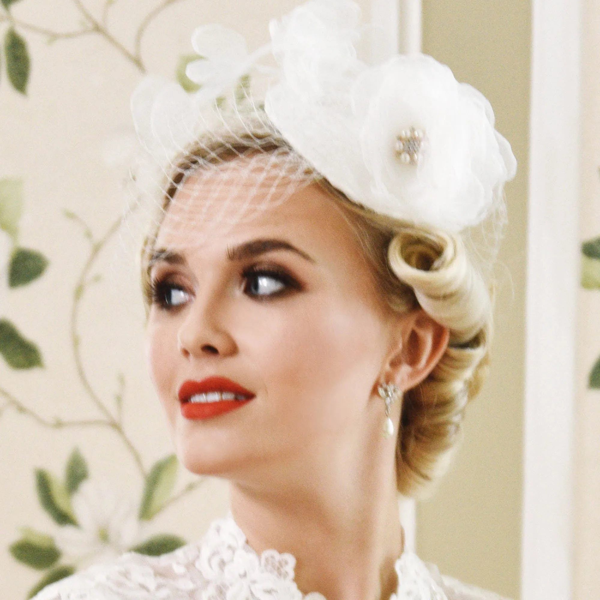 Audrey Birdcage Fascinator