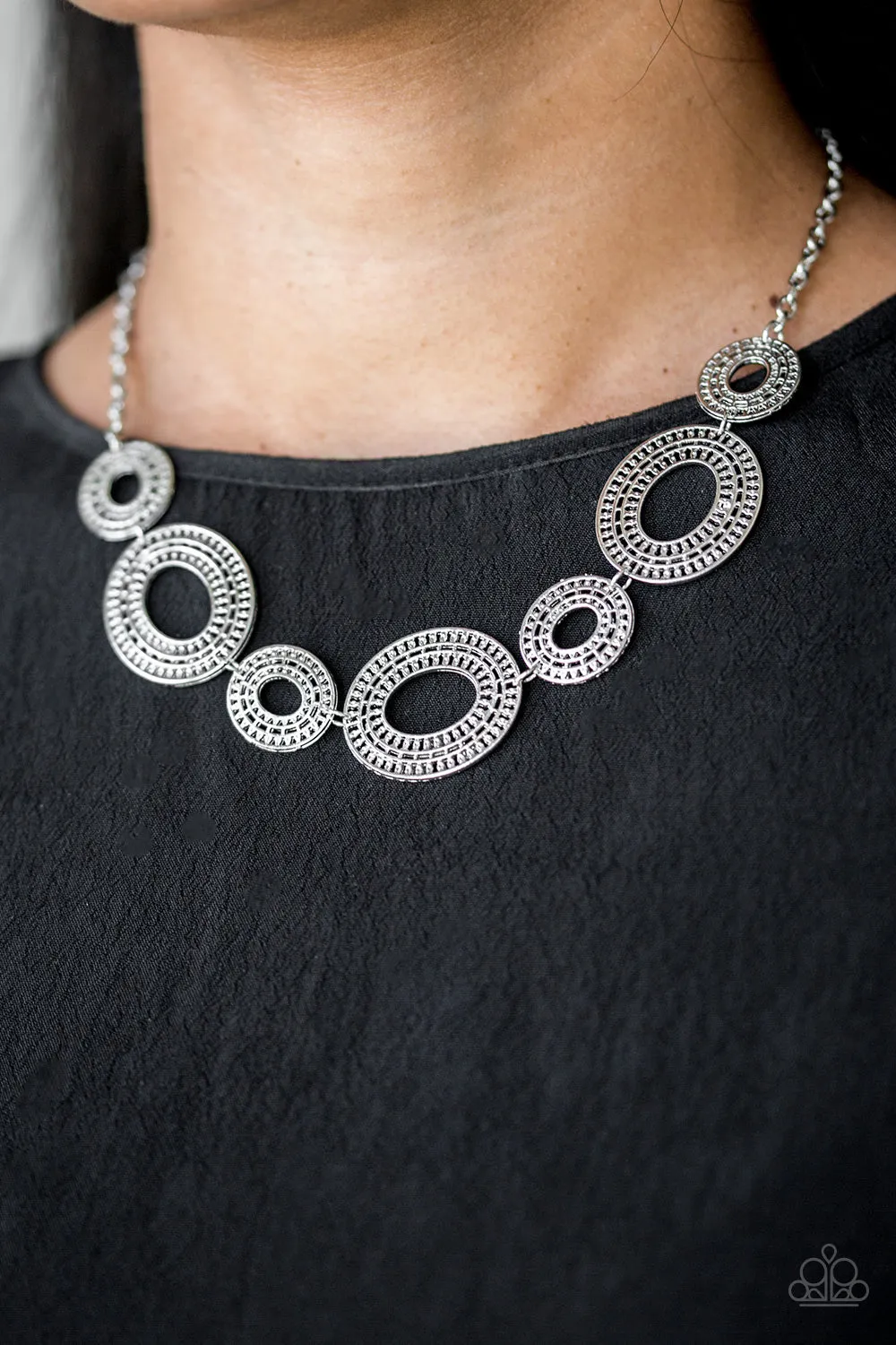 Basically Baltic - Silver Paparazzi Necklace