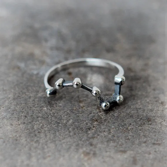 Big Dipper Ring in 925 sterling silver