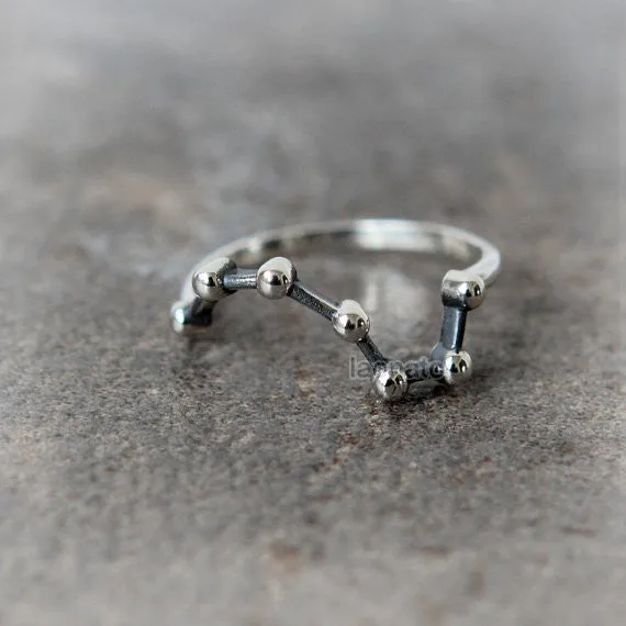 Big Dipper Ring in 925 sterling silver