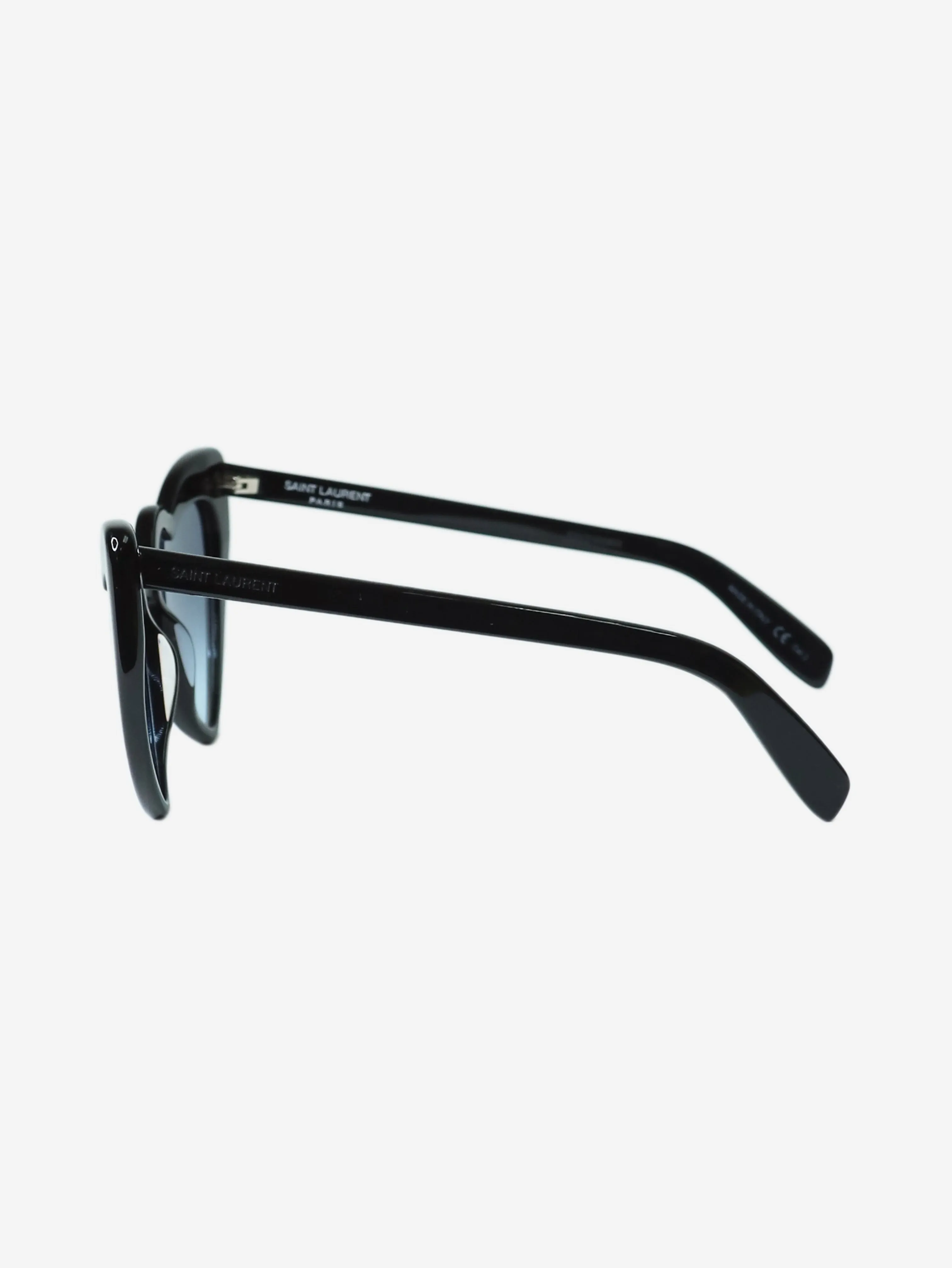 Black Lou Lou heart shaped sunglasses