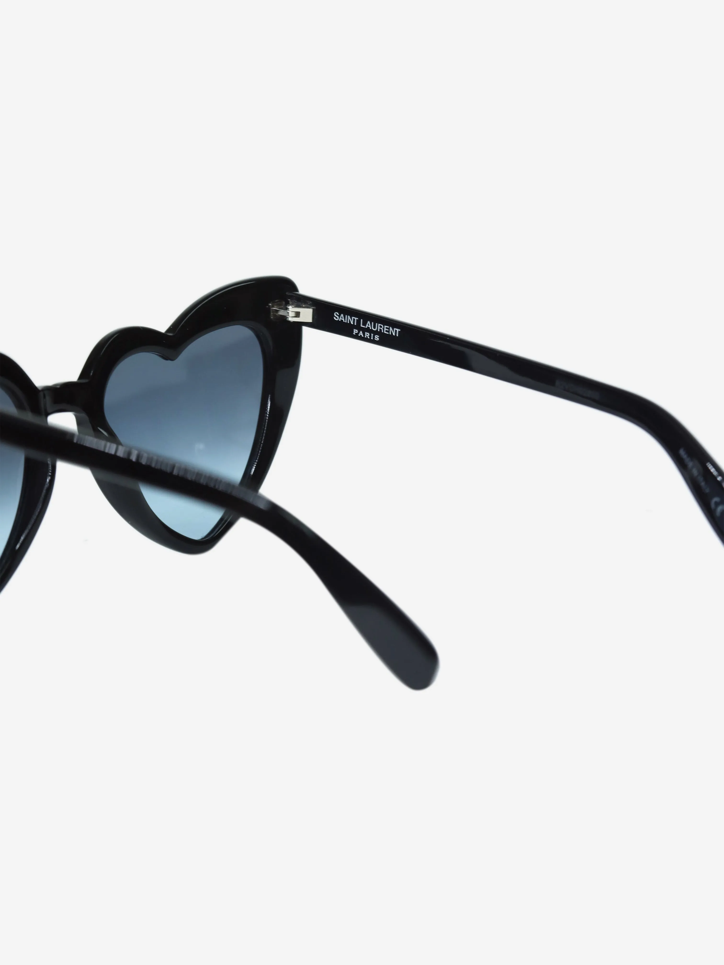 Black Lou Lou heart shaped sunglasses