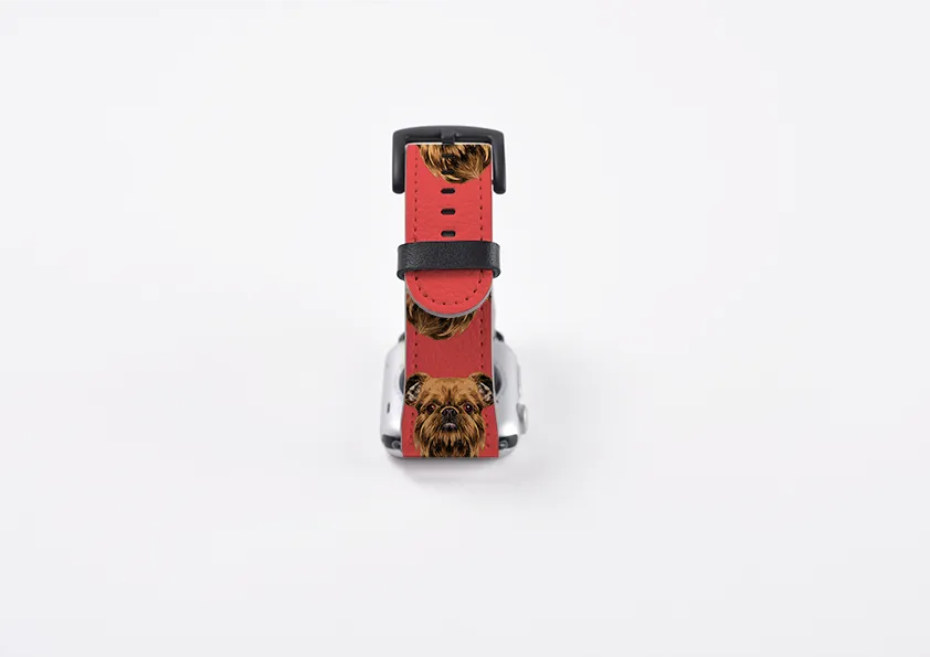 Brussels Griffon Soho Orange Apple Watch Strap