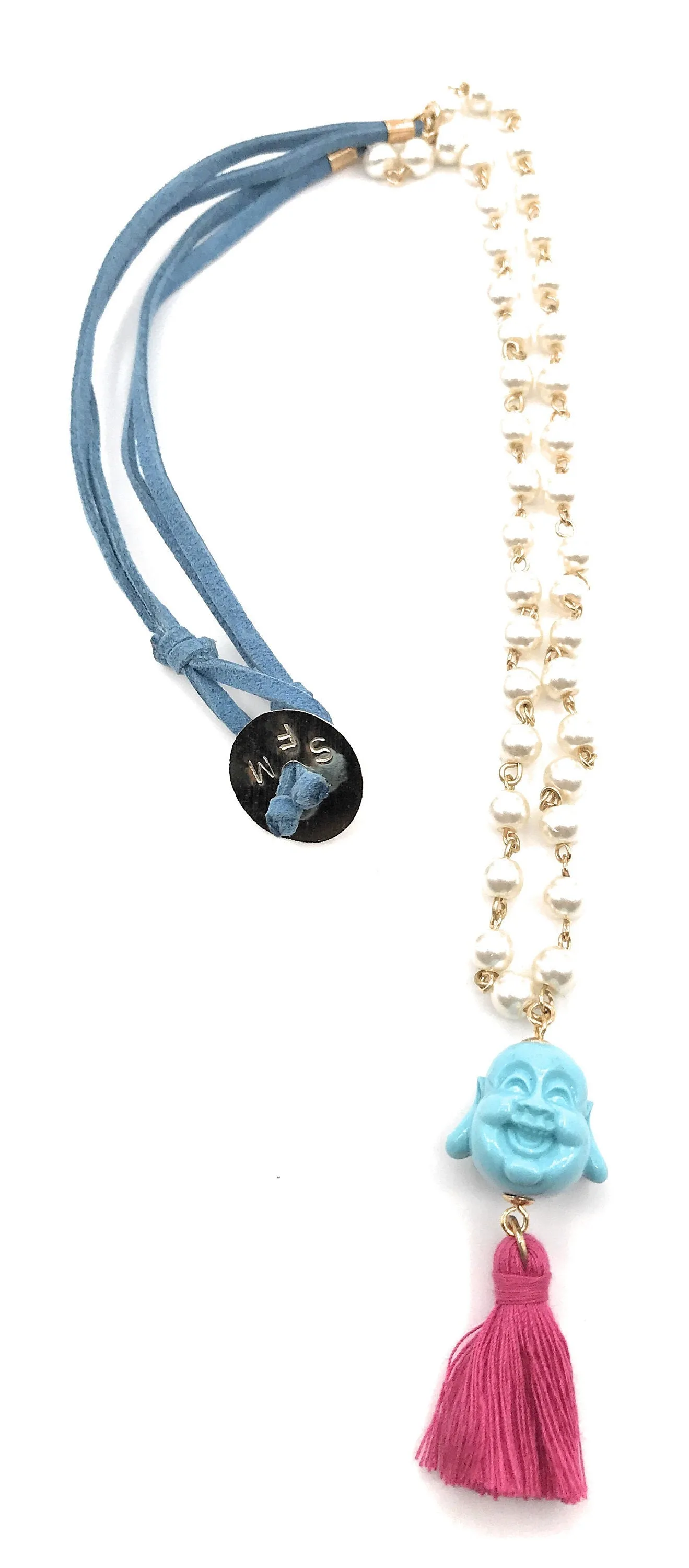 Buddha Tassel Long Necklace Lucky Jewelry