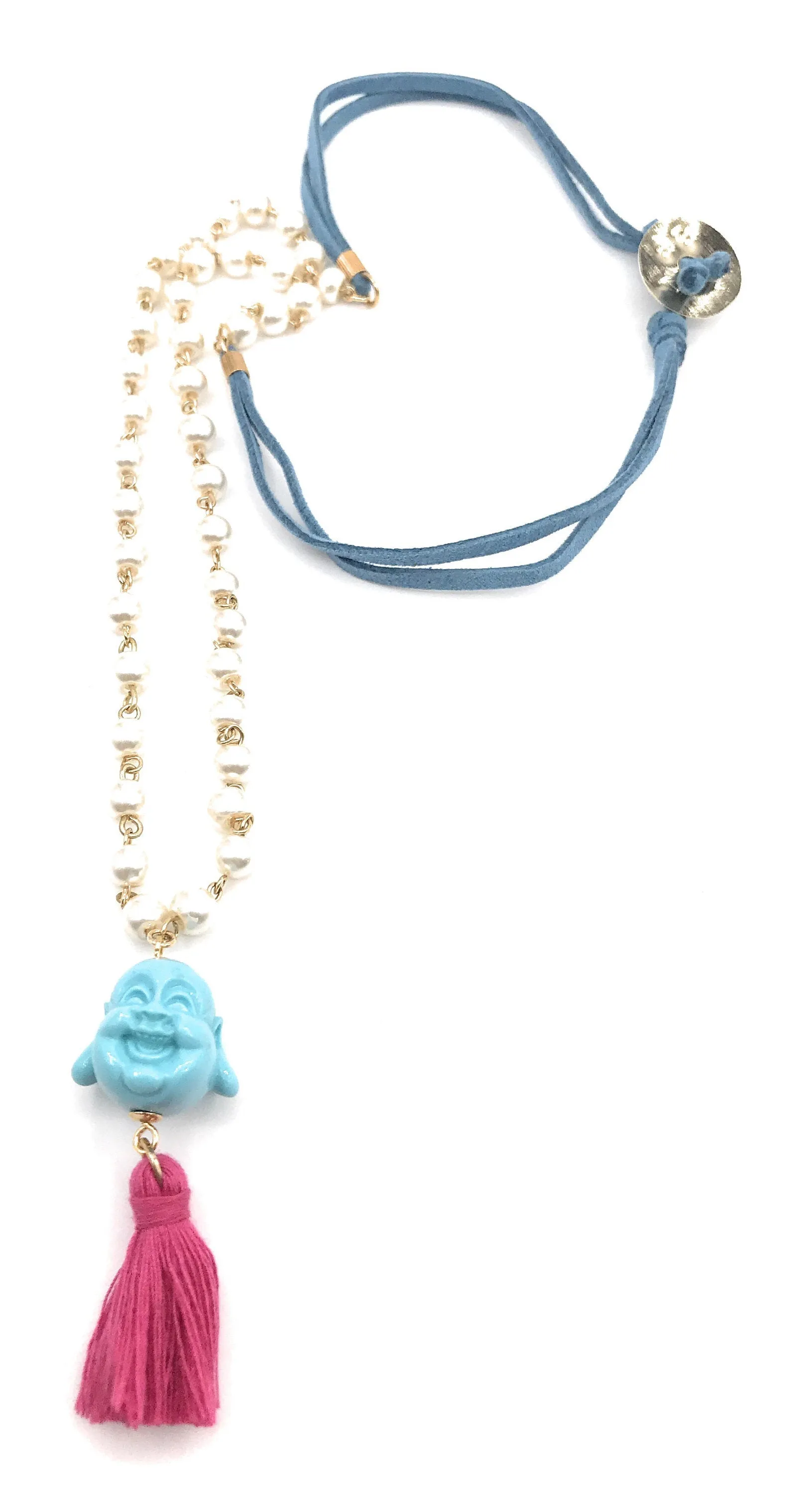 Buddha Tassel Long Necklace Lucky Jewelry