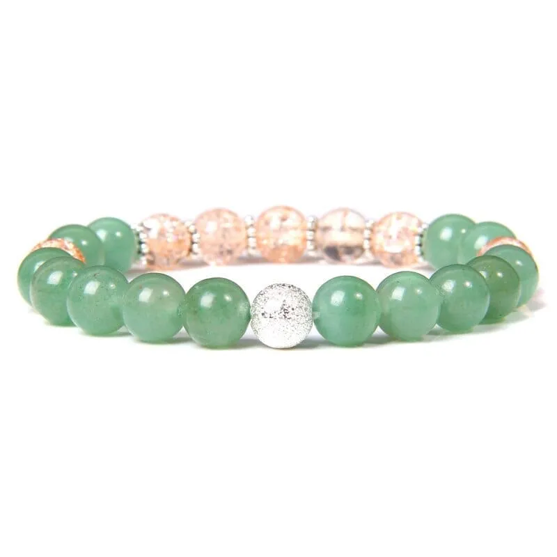 Charm Natural Green Aventurine Bracelet