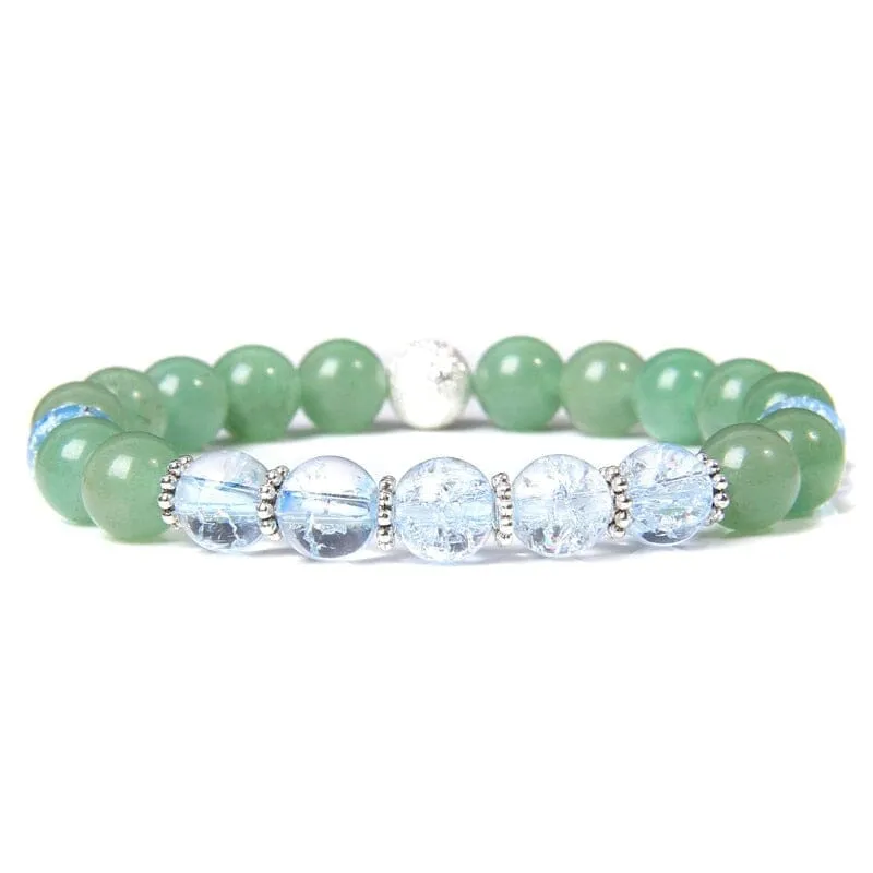 Charm Natural Green Aventurine Bracelet