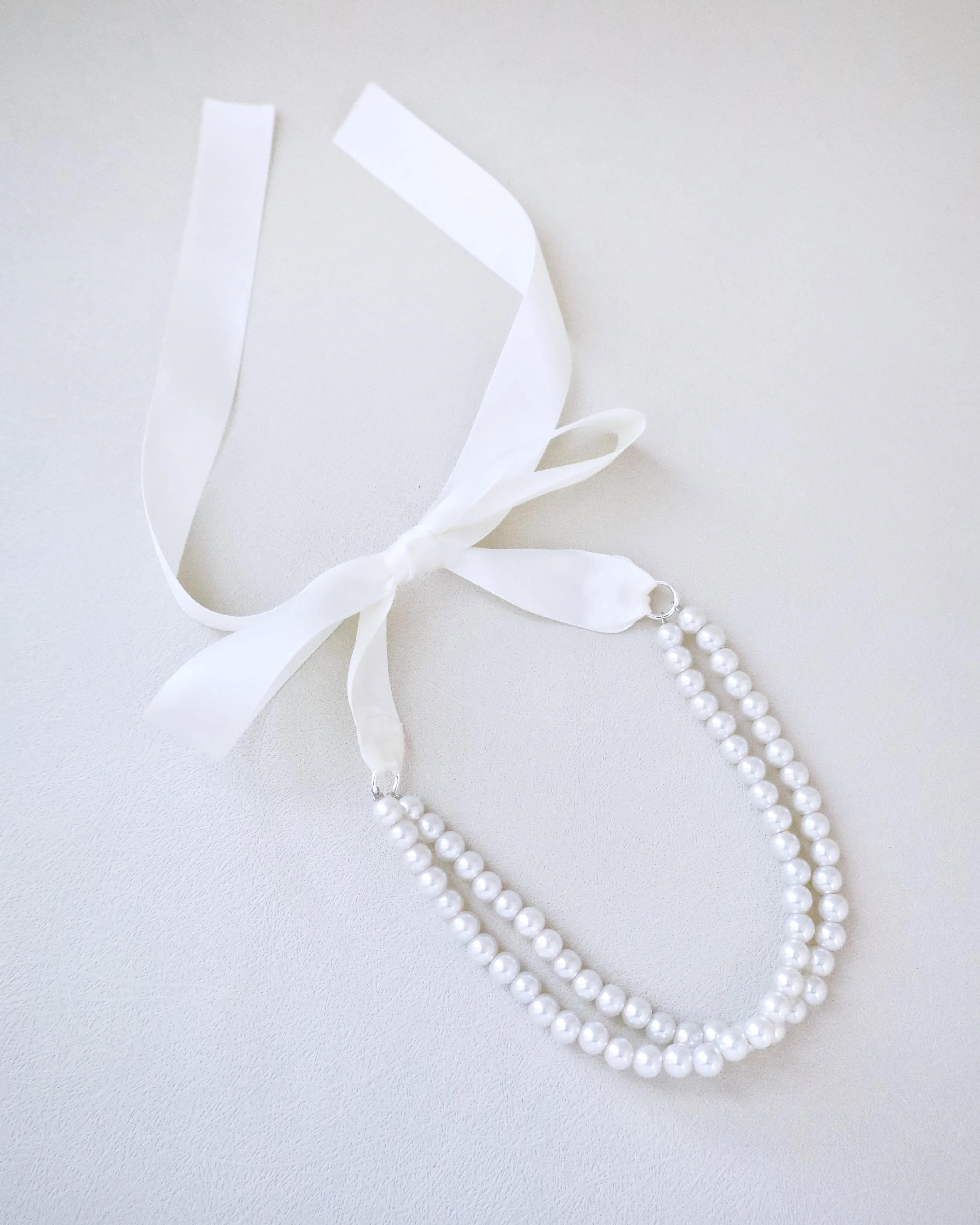 Choker Pearl Double Strand Necklace