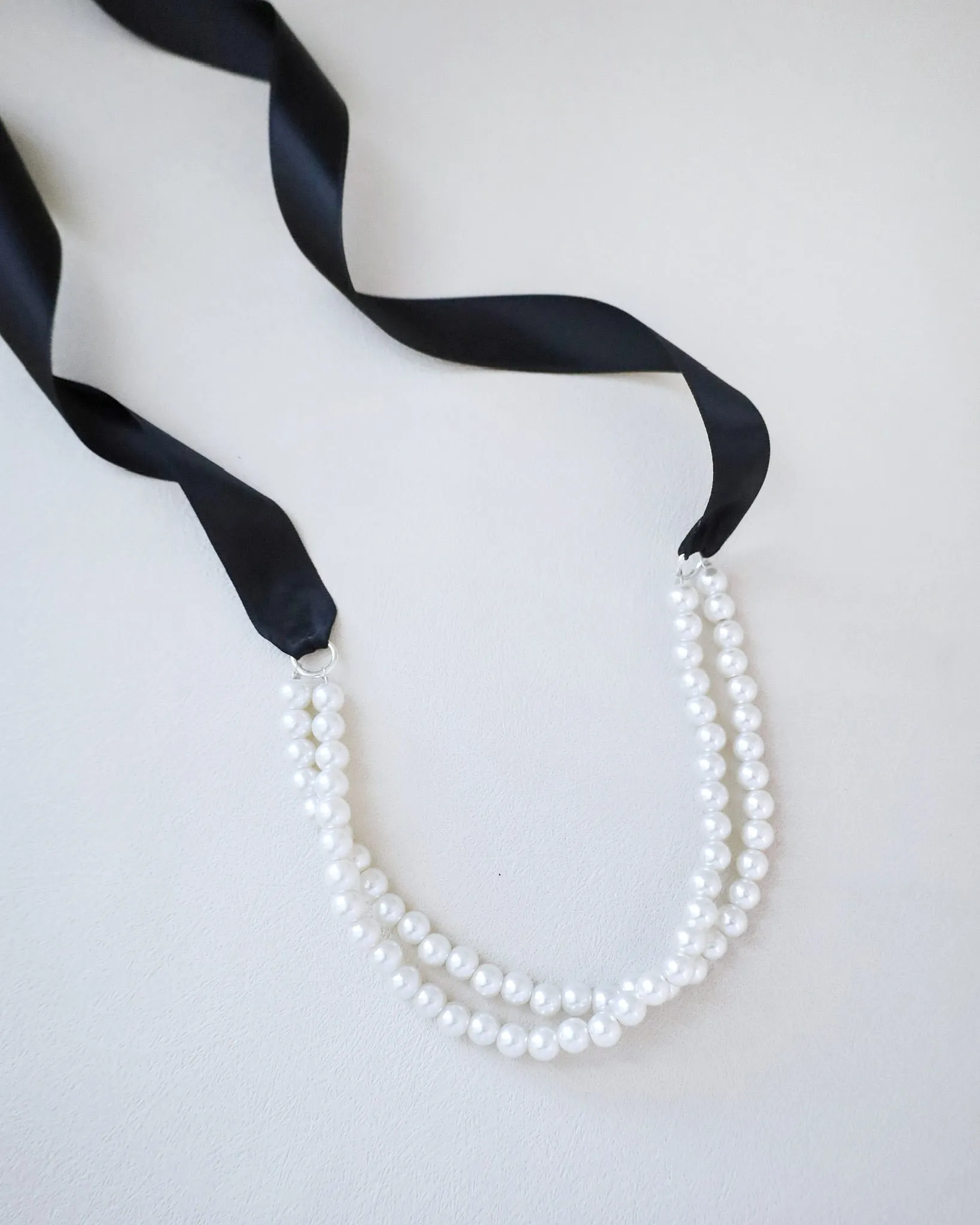 Choker Pearl Double Strand Necklace