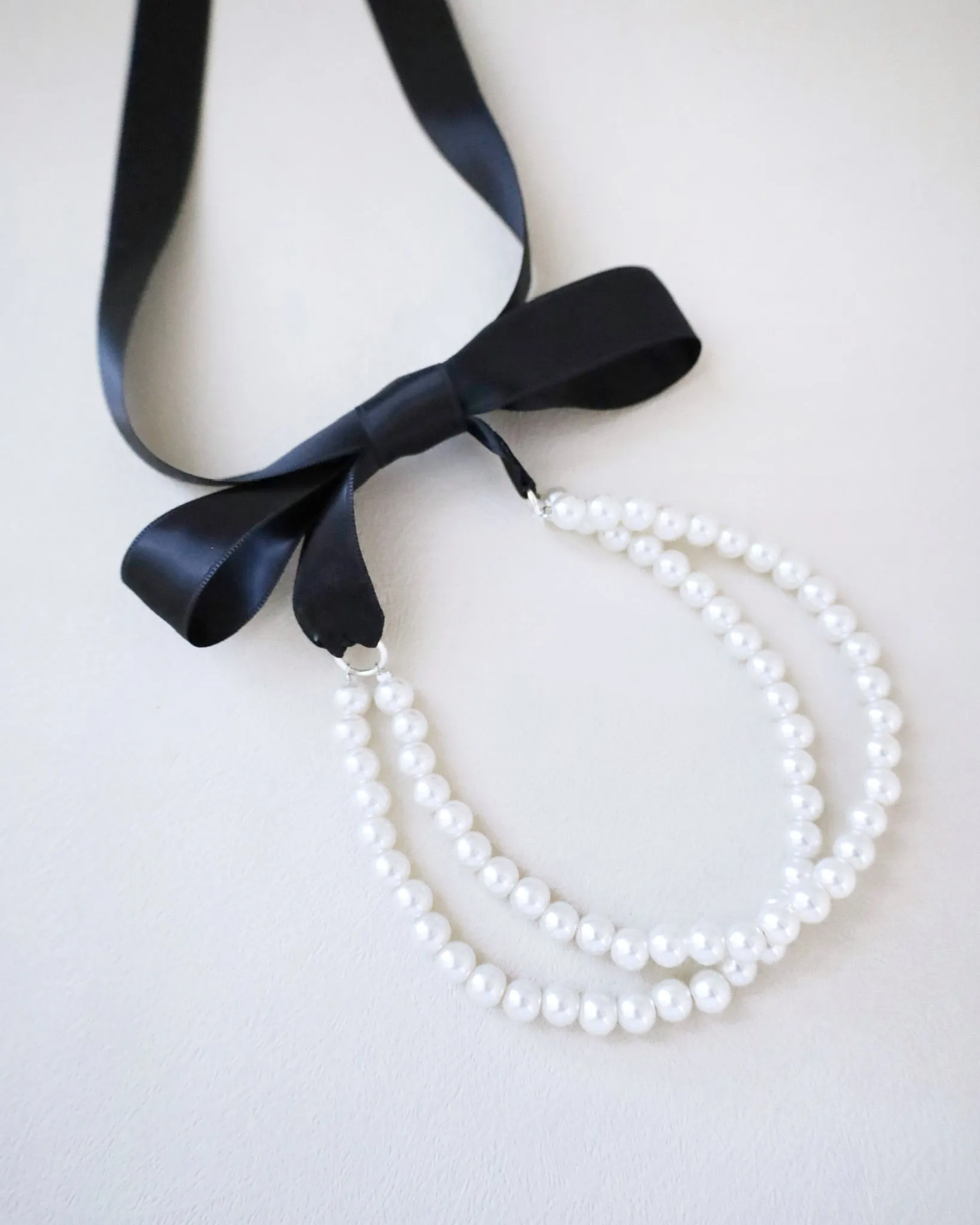 Choker Pearl Double Strand Necklace