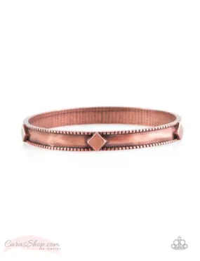 Coyote Country Copper Bangle Bracelet - Paparazzi Accessories