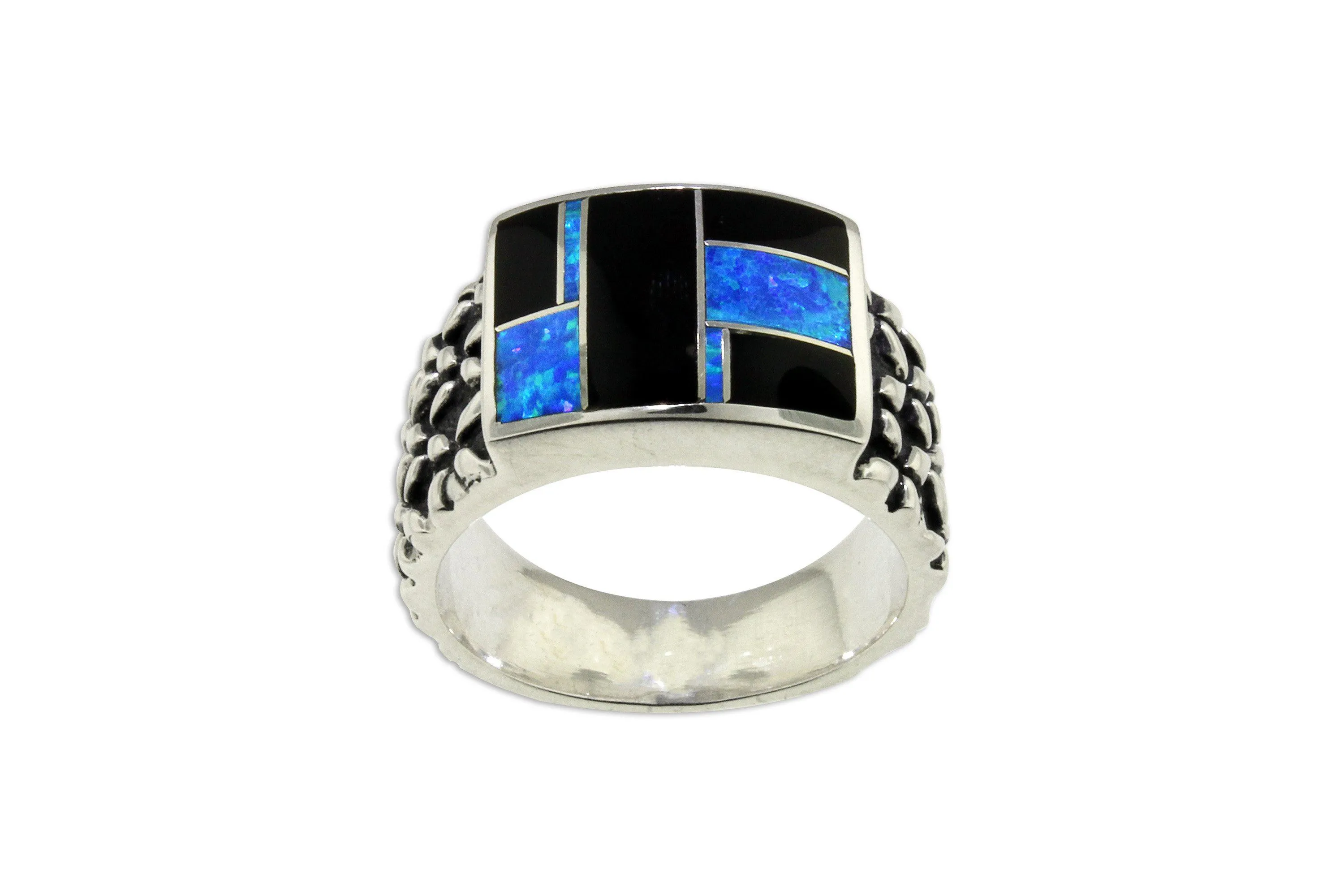 David Rosales Black Beauty Men's Ring