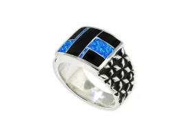 David Rosales Black Beauty Men's Ring