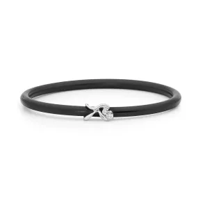 Diamond Neoprene Bangle