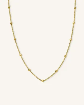 Dotted Choker Gold