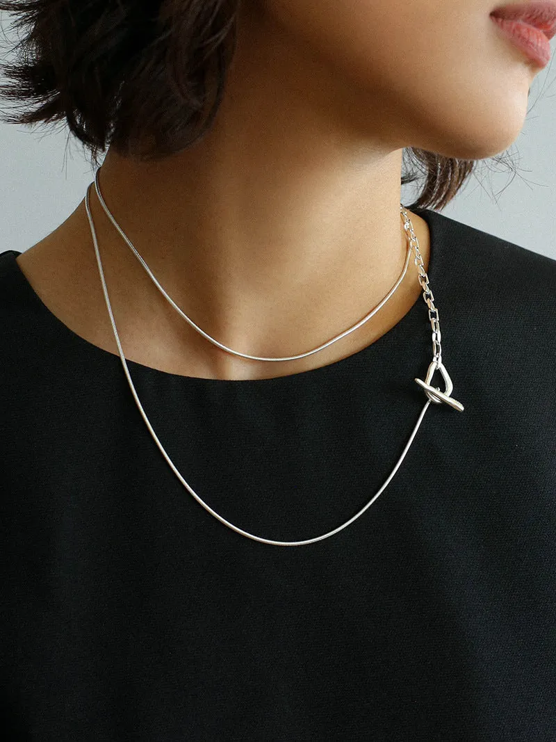 Double Chian Y-Necklace