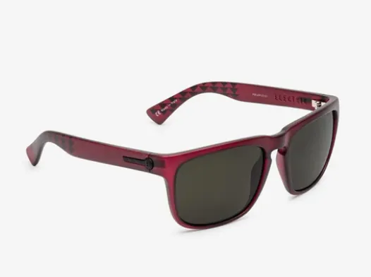 ELECTRIC - JASON MOMOA KNOXVILLE XL- Momoa Matte Ox Blood/Grey Polarized