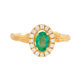 Emerald Branch Ring