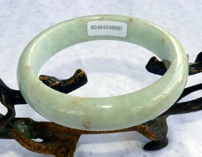 Endlessly Interesting Burmese Jadeite Grade A Bangle Bracelet 57 mm   Certificate (697)