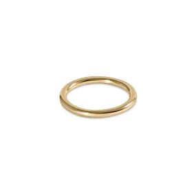 ENewton Ring Sz 7 Classic Gold Band