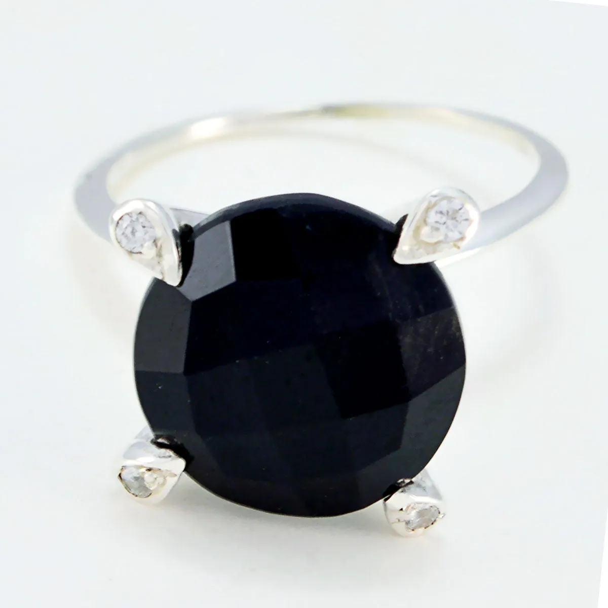 Fair Gem Black Onyx 925 Silver Ring Jewelry For Ashes Of Loved Ones