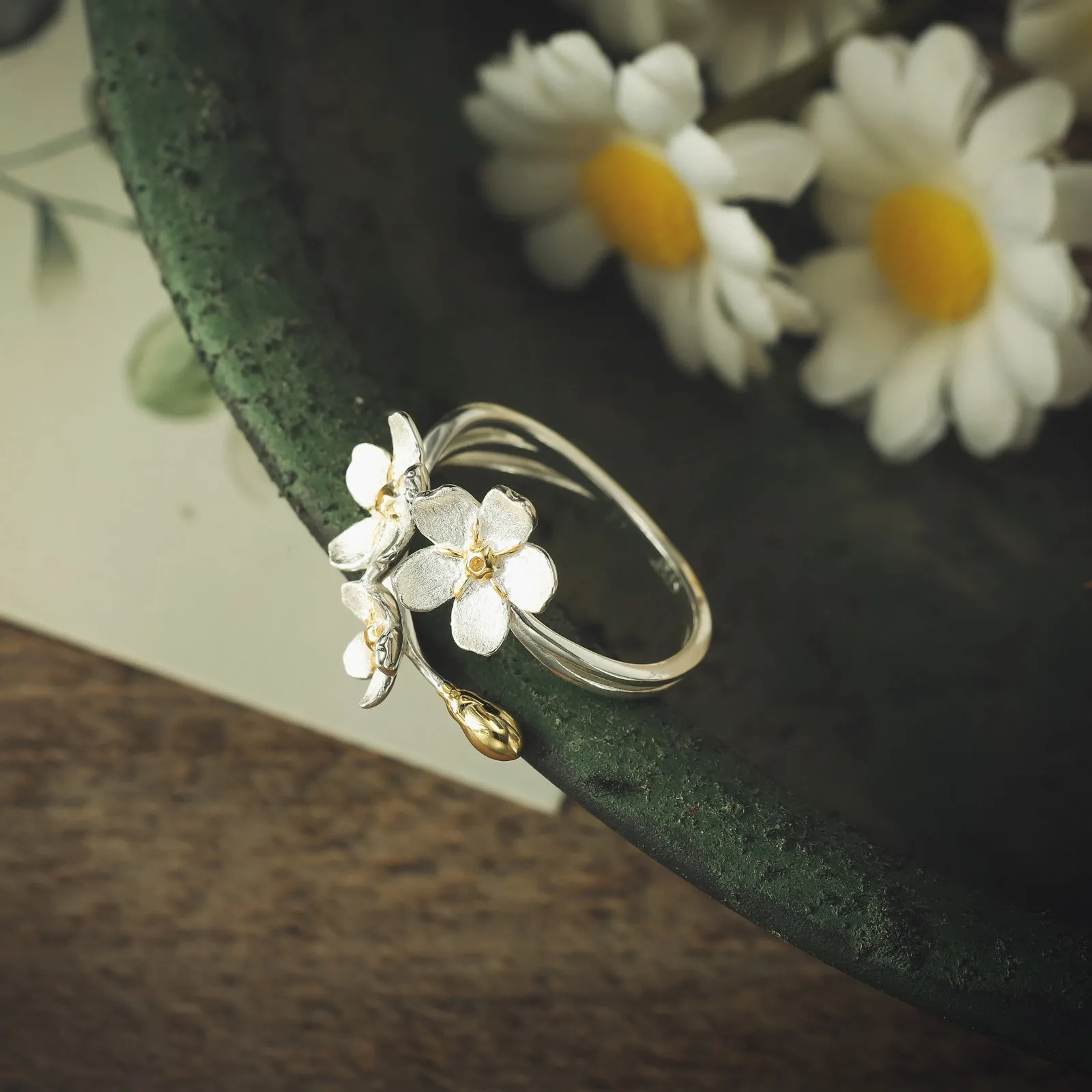 Forget-Me-Not Flowers Ring