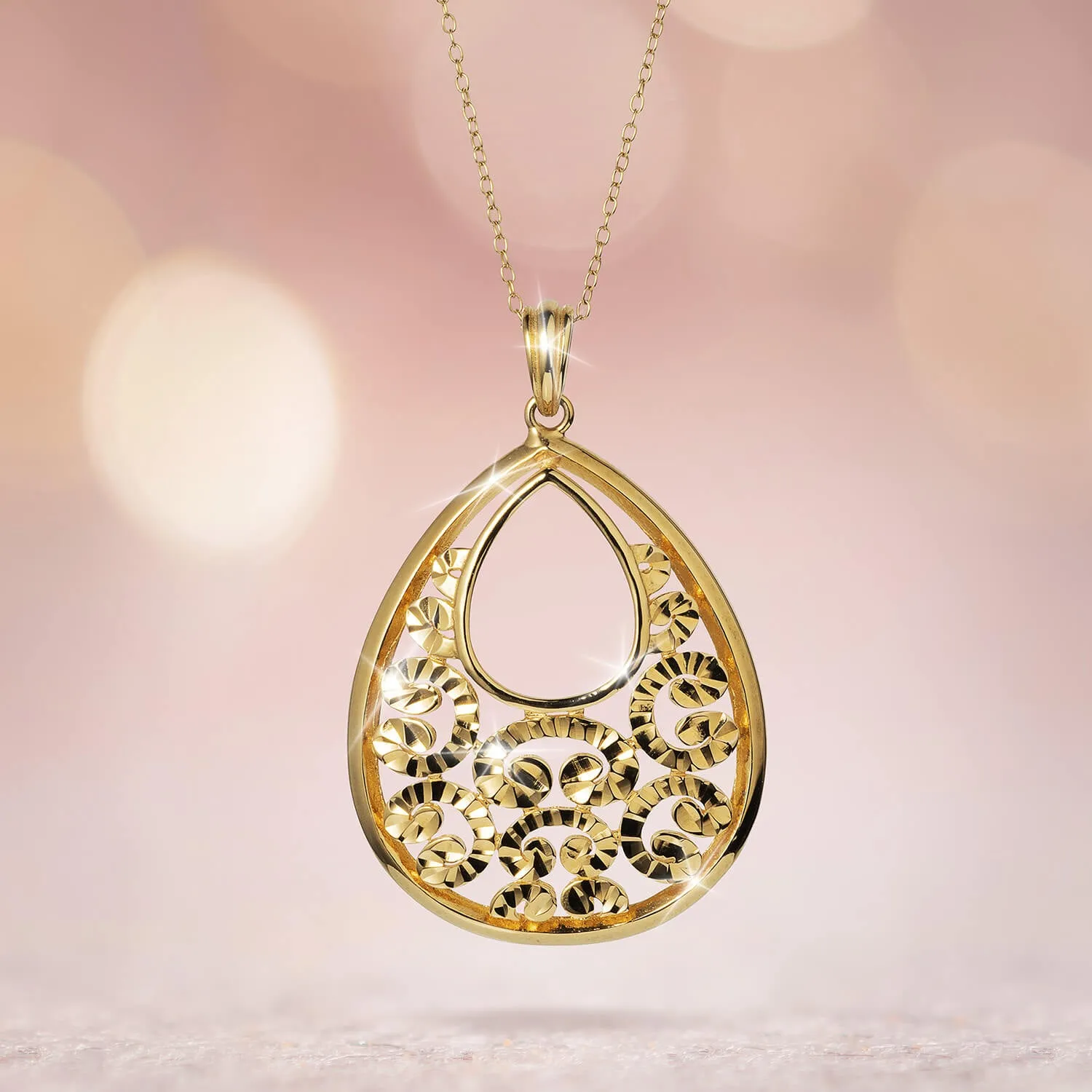 Golden Paloma Pendant