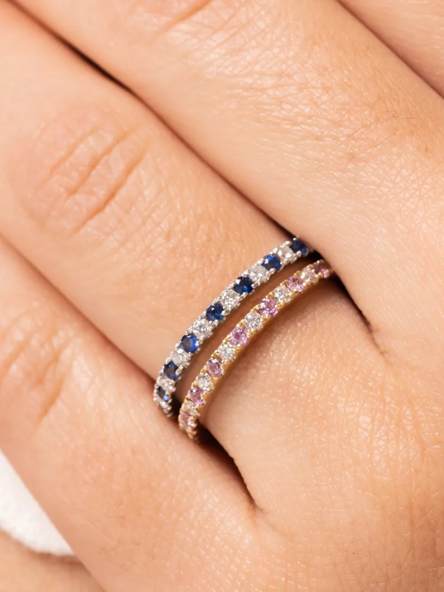 Gracie Ring Blue Sapphire 14K