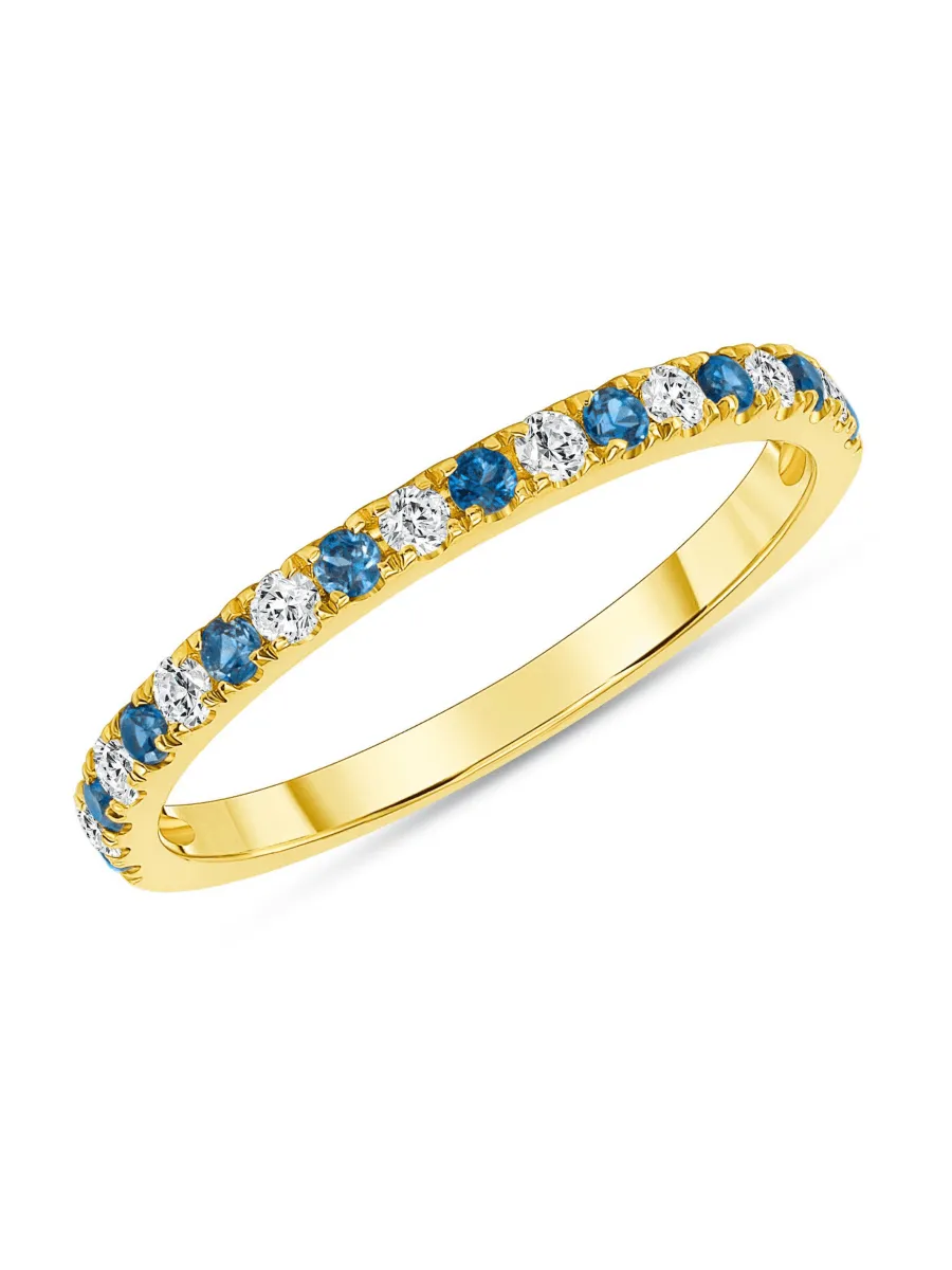 Gracie Ring Blue Sapphire 14K