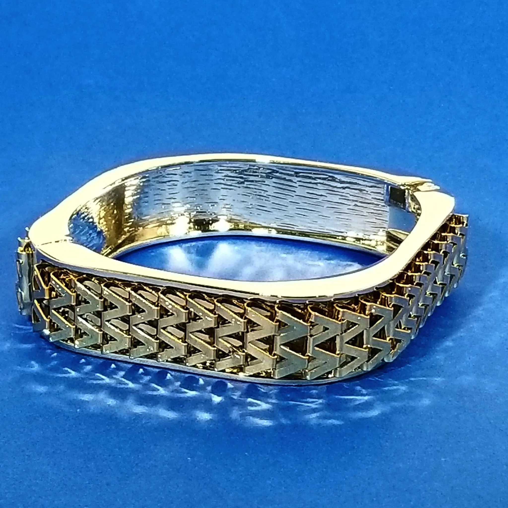 Hinged Square Bangle