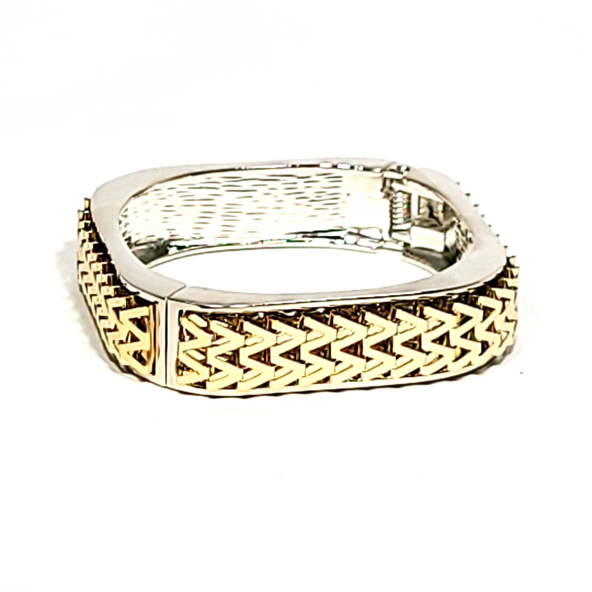 Hinged Square Bangle