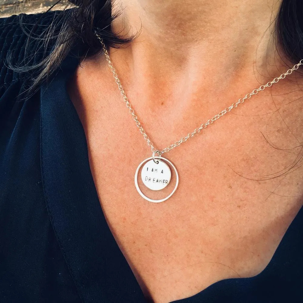 I am Enough - Sterling Silver Necklace