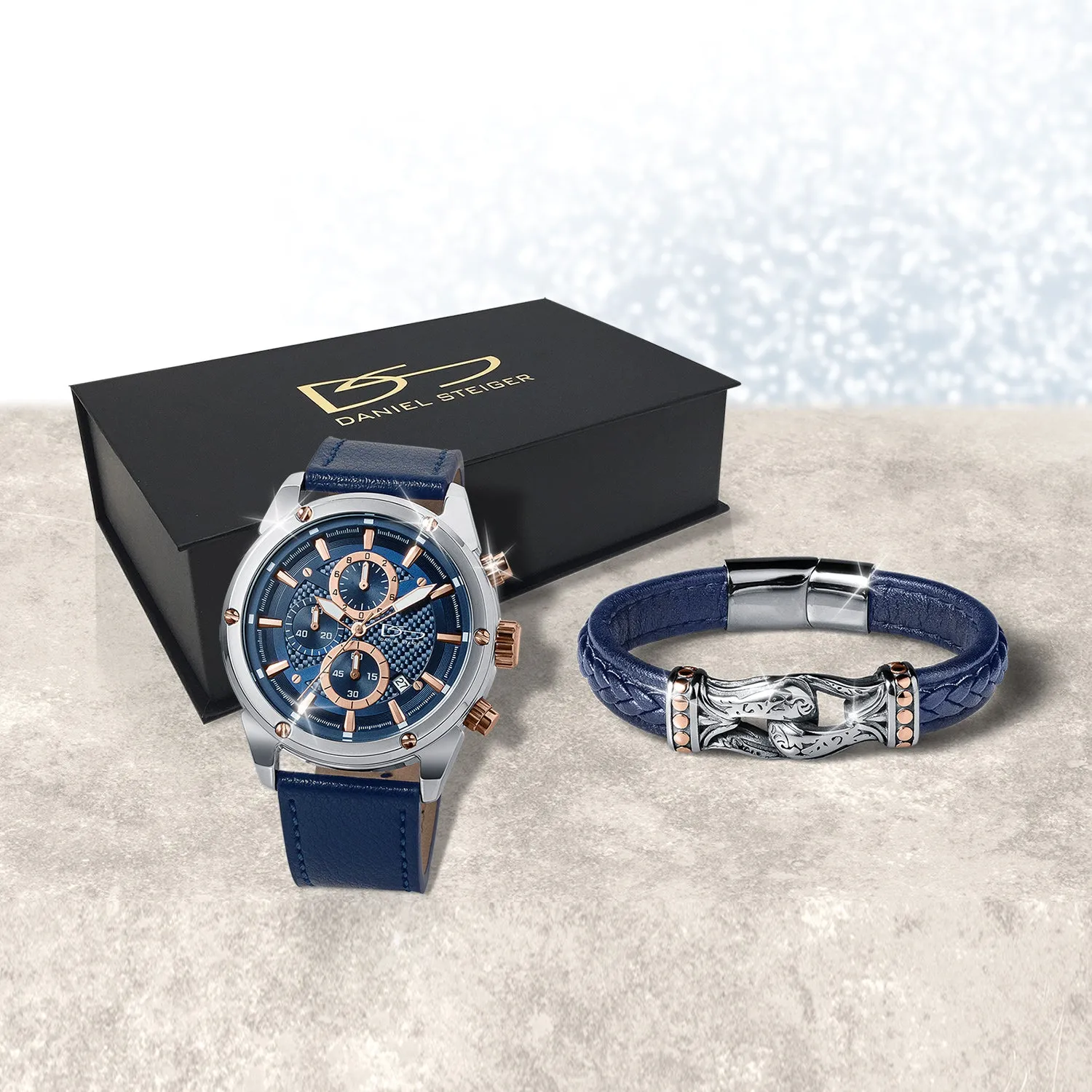 Icona Men's Watch & Bracelet Box Set