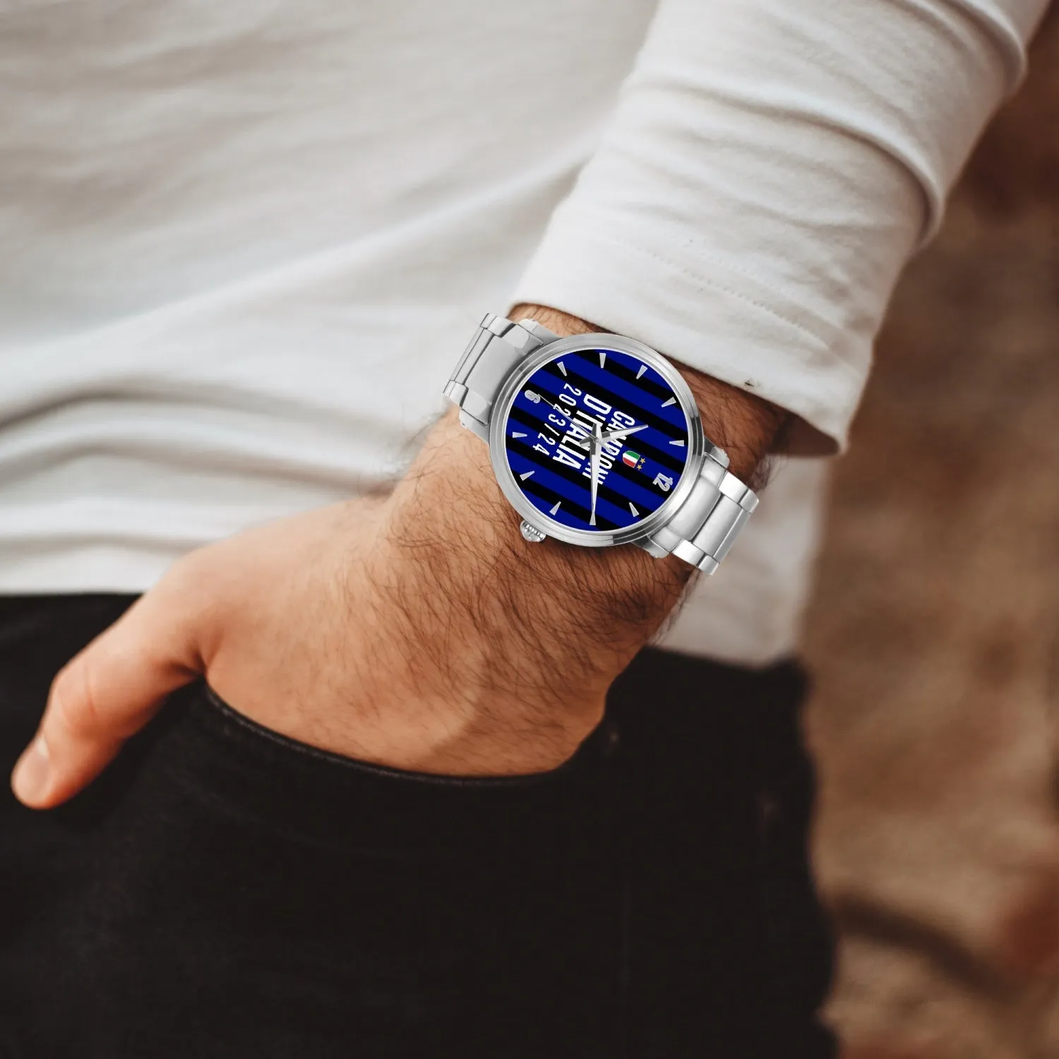 Inter Campioni D'Italia - Automatic Watch Steel Strap