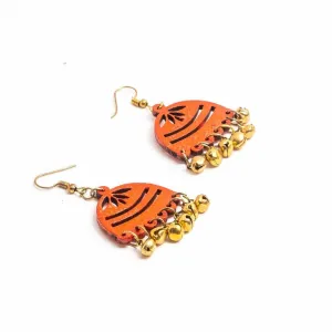 Jhumki Hand Painted Earring