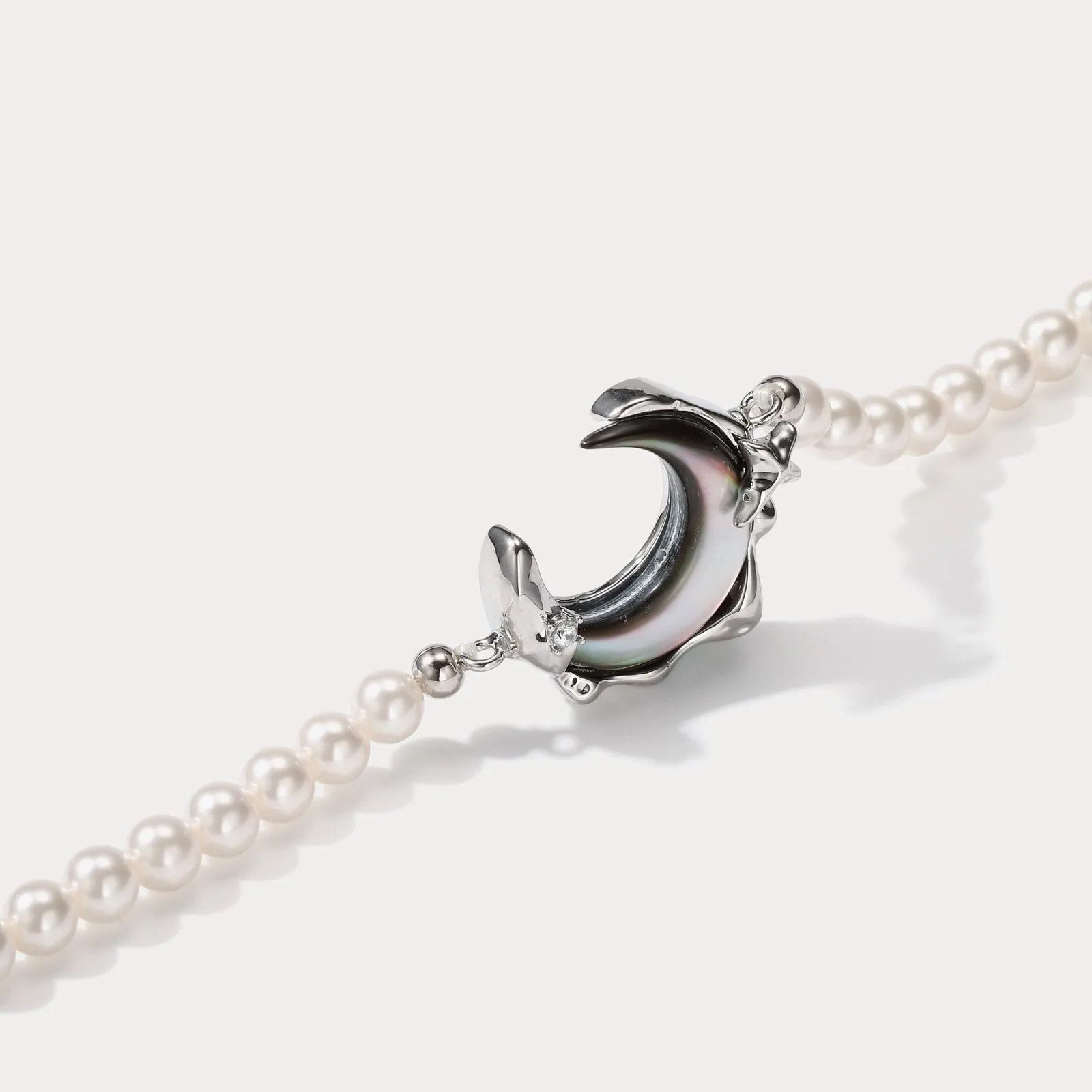 Lunar Tide Pearl Bracelet