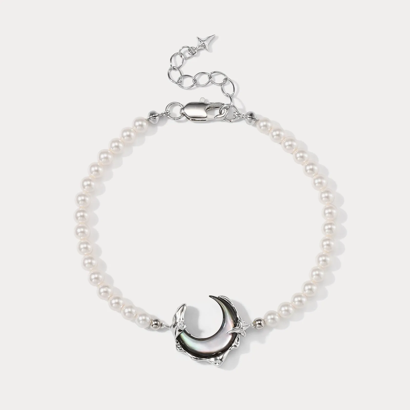 Lunar Tide Pearl Bracelet