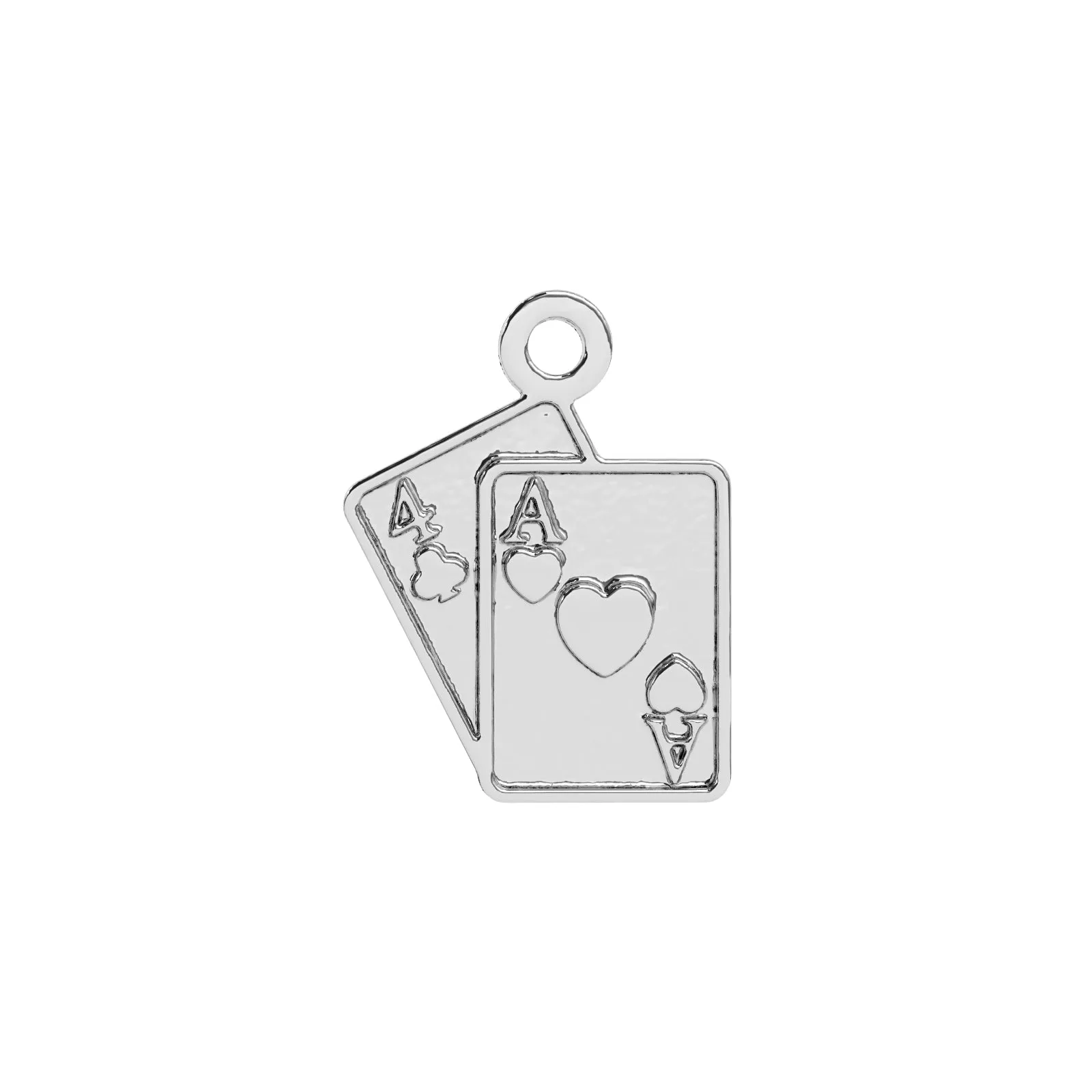 Marina's Lucky Cards Charm | Sterling Silver