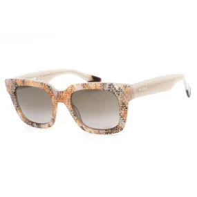 Missoni MIS 0103/S Sunglasses Beige Pattern / Brown Gradient Women's