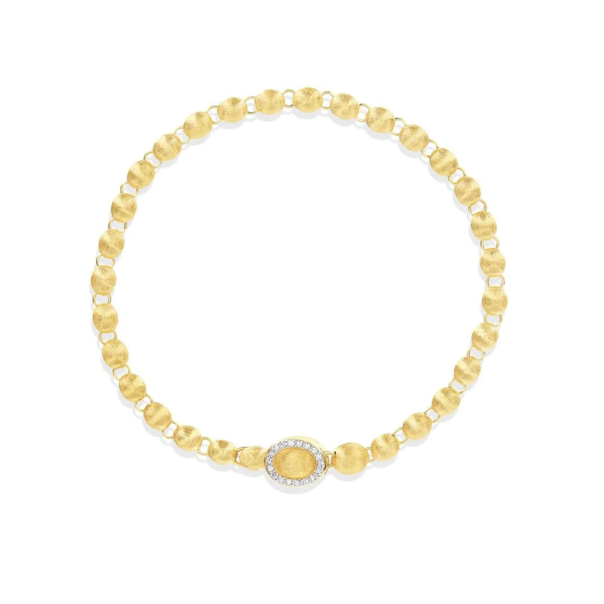 NANIS DANCING IN THE RAIN IVY 18K YELLOW GOLD DIAMOND BRACELET - 7 INCH